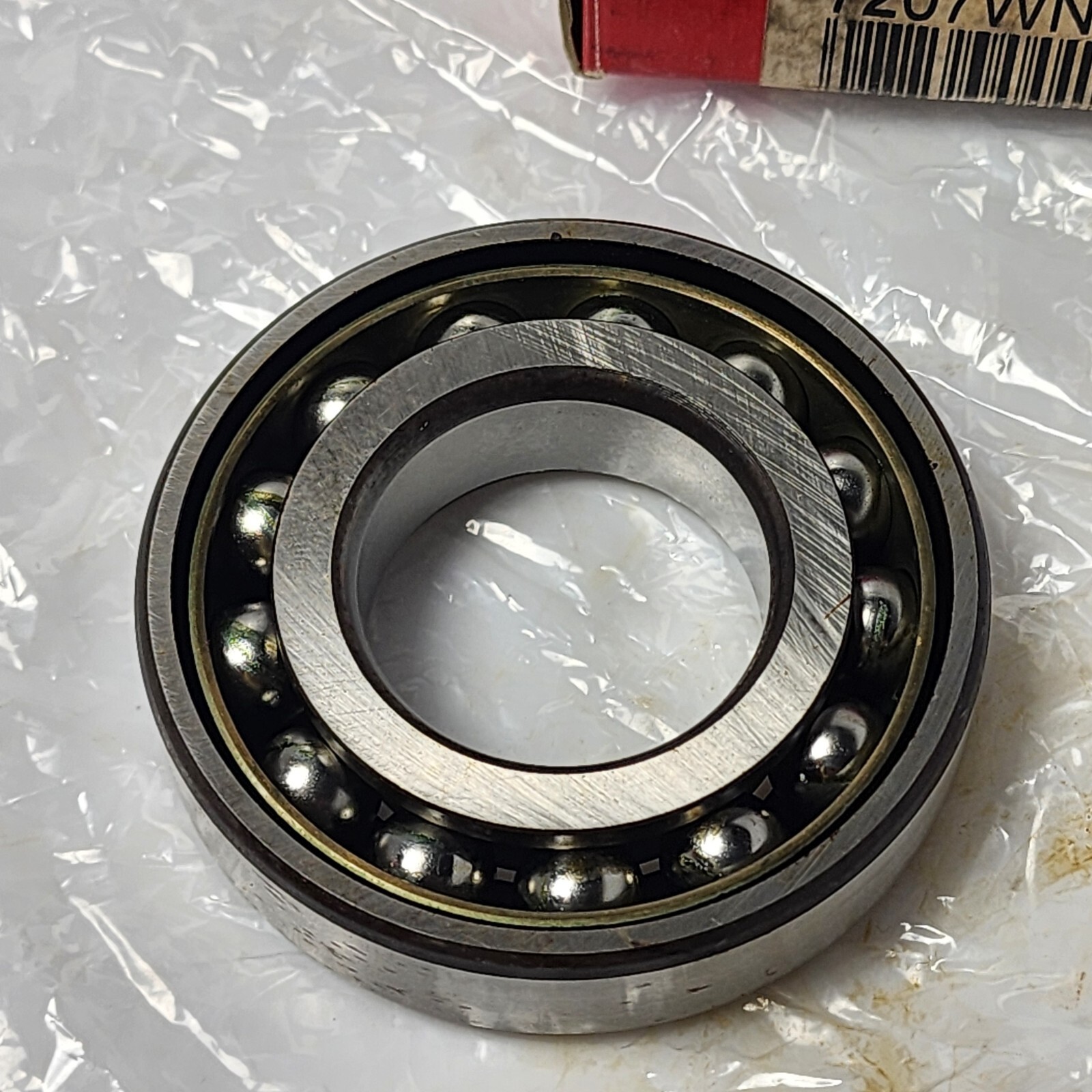 Timken Fafnir 7207WN SU Angular Contact Bearing Made in USA (Rust On O.D.)