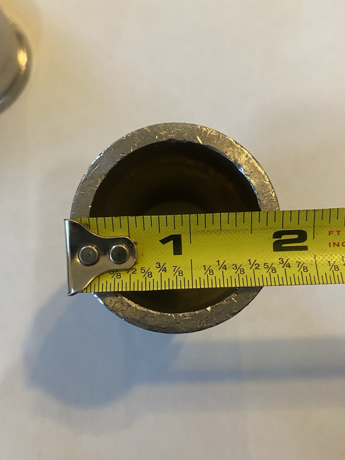 Lot Of 5 Steel Shouldered Press Bushing/fitting 1-7/8” Flange 1-7/16”ID 1-3/4”D