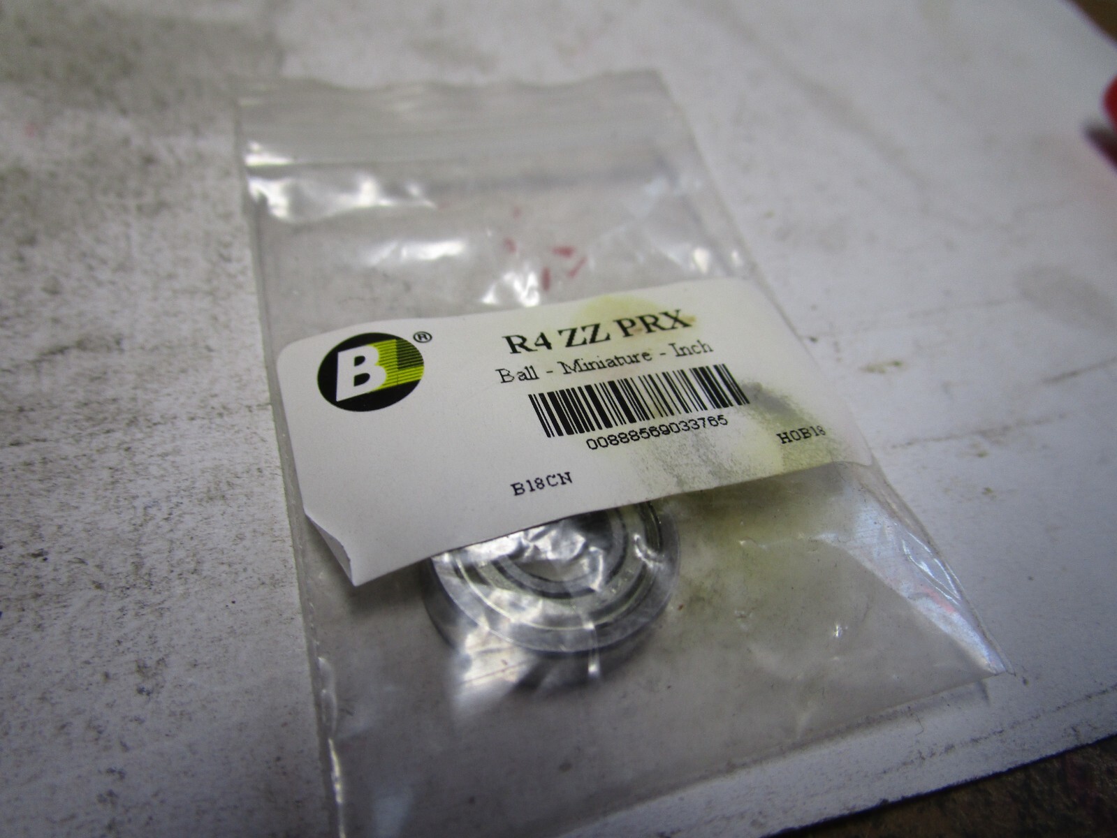 BL® – R4 ZZ 0.25″ ID x 0.625″ R4-ZZ 1 Row Double Shield Radial Ball Bearing