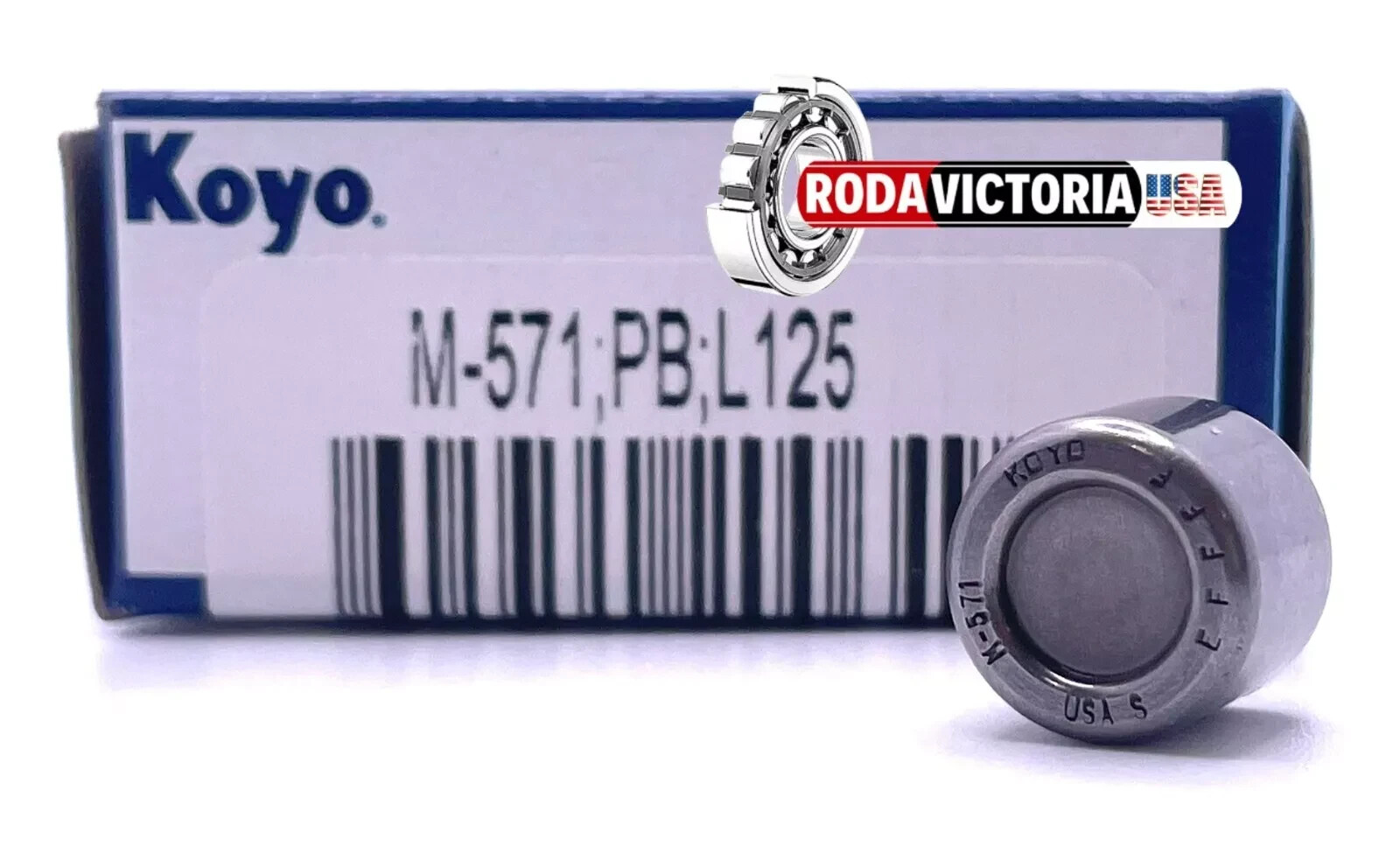 M571 Full Complement Needle Roller Bearing Closed End Brand Koyo 5/16×1/2×7/16 i