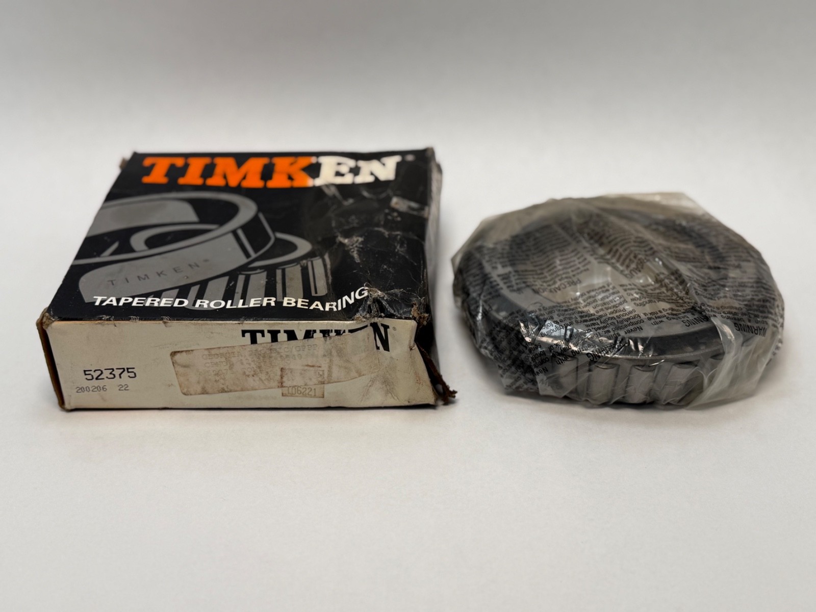 Timken 52375 Taper Roller Bearing Cone 3-3/4″ ID 52375-20026