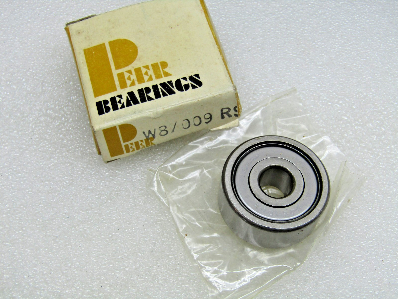 Peer W87009 RS 9mm X 30mm X 12.7mm (1/2″) Bearing w/ 1 Seal + 1 Shield