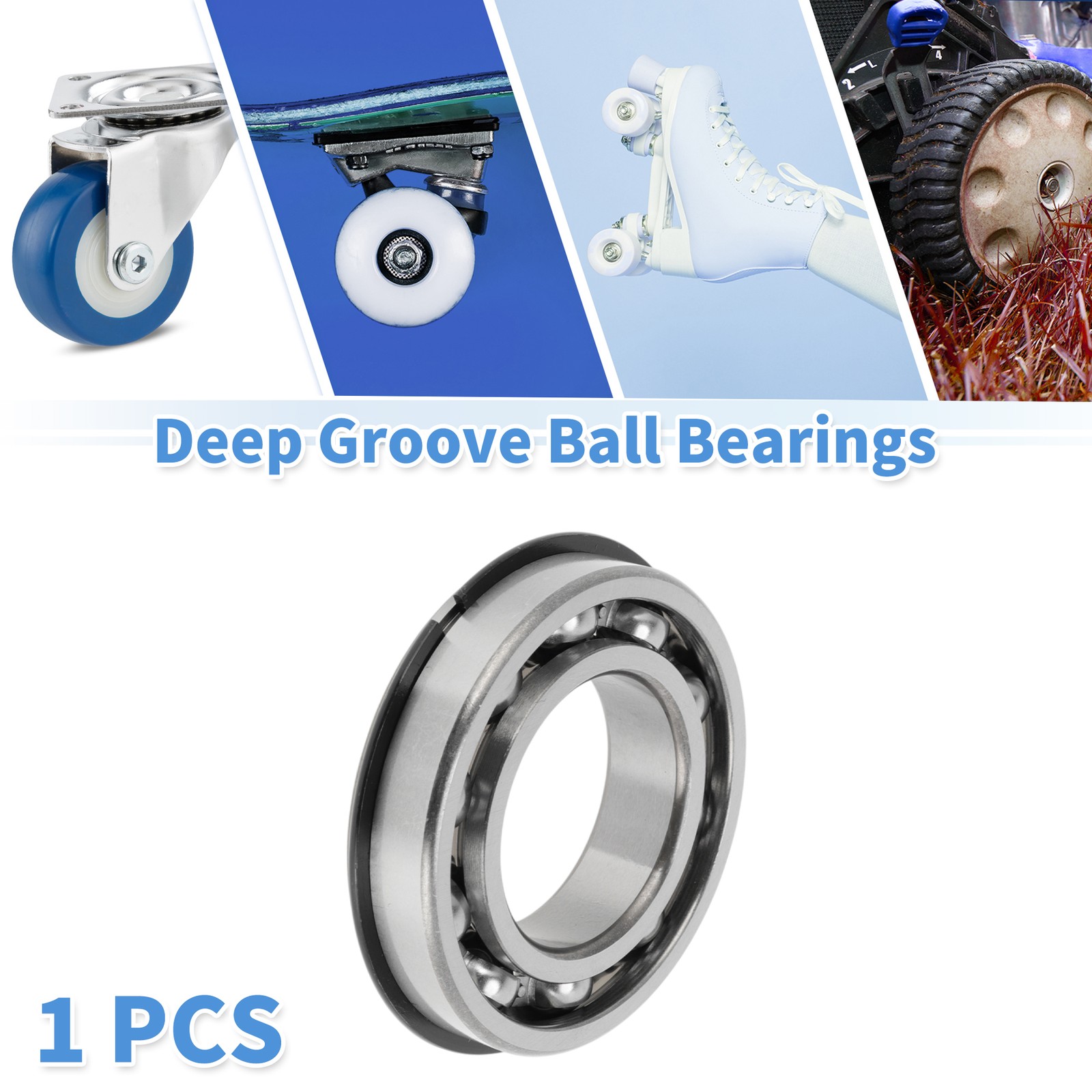 6210NR Deep Groove Ball Bearings P0 50x90x20mm 1 Pc Scooter Skateboard Wheel