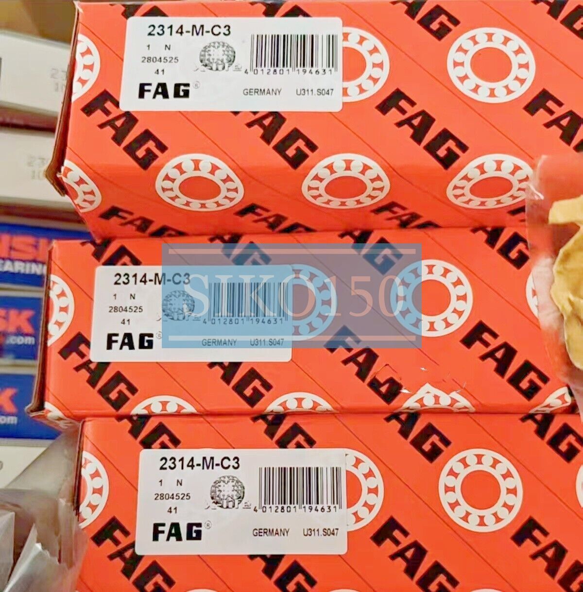 1PC FAG 2314-M-C3 self-aligning ball bearing #SK