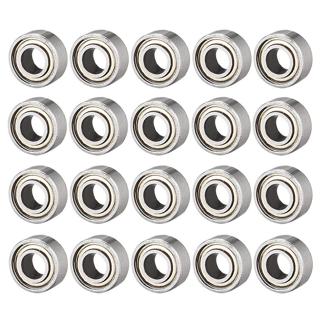 20pcs Deep Groove Ball Bearing 683ZZ Double Shield 3mm ID 7mm OD 3mm Thick