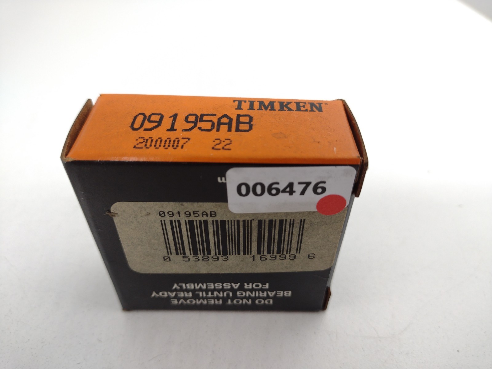 *** Timken 09195AB Tapered Roller Bearing Single Flanged Cup 1.9380 inch OD