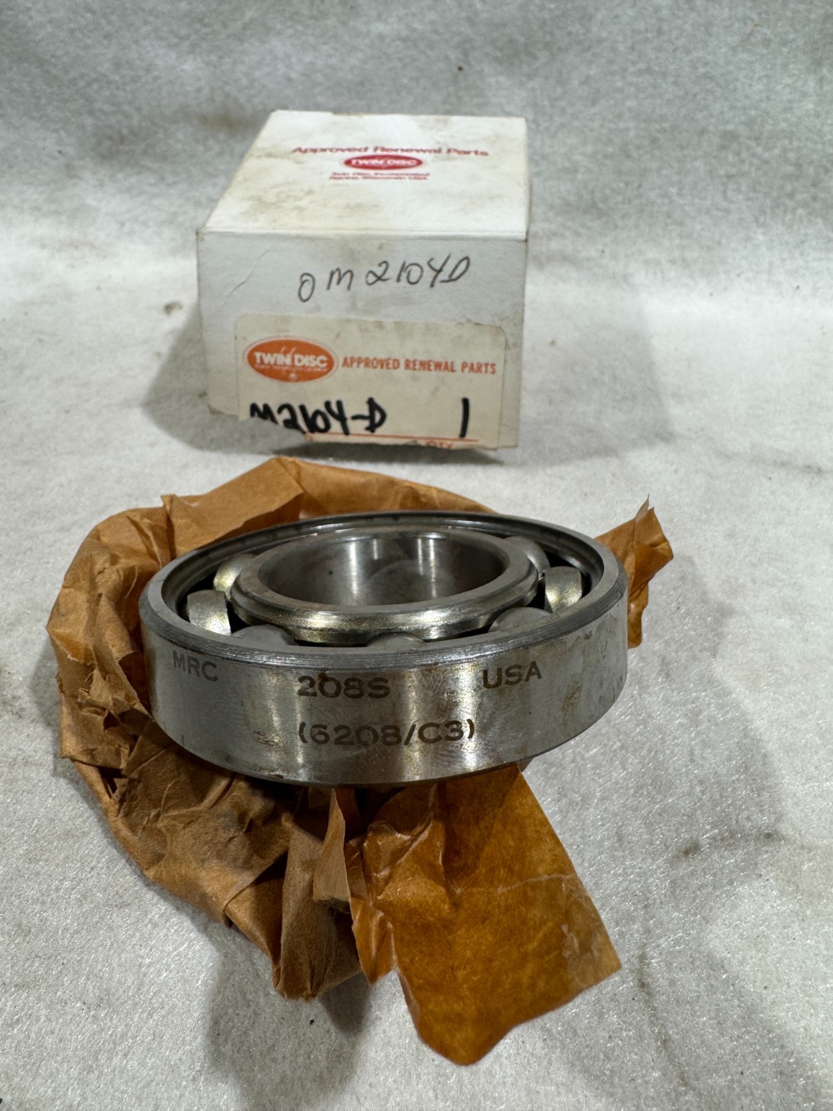 MRC 208S (6208/C3) Bearing 40 X 80 X 18 MM, Made In The USA