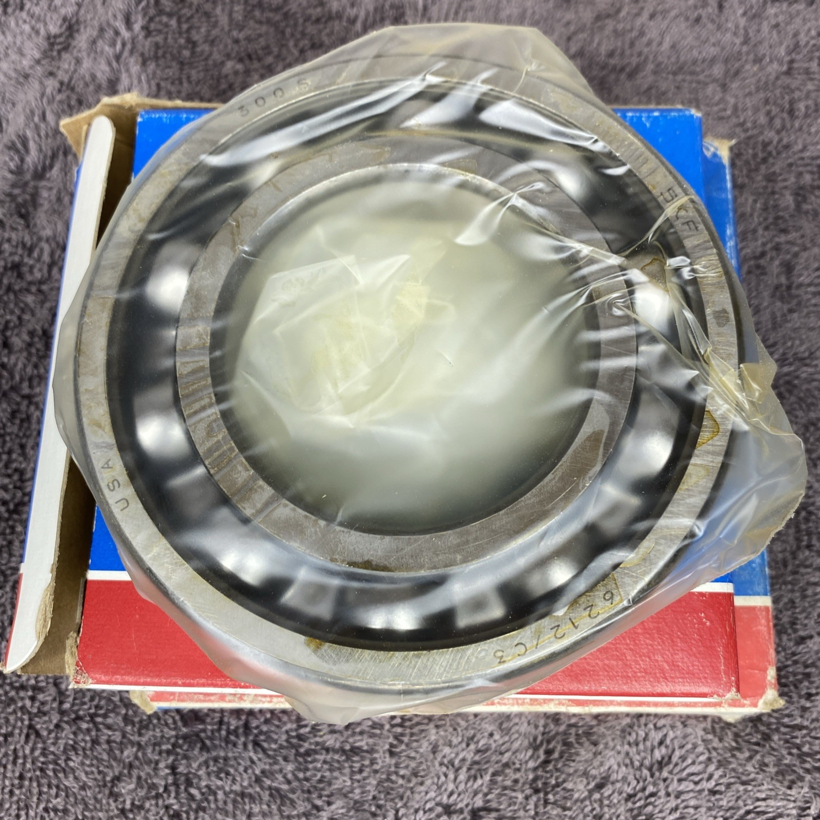 (2) SKF 6212 JEM Deep Groove Ball Bearings New Old Stock NIB