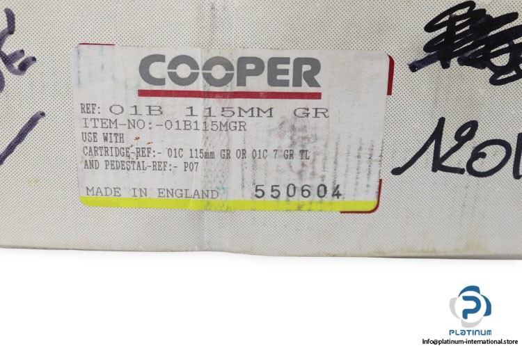 COOPER 01B 115MMGR SPLIT CYLINDRICAL BEARING_0107GR / T033073V04/01_115 m_fixed