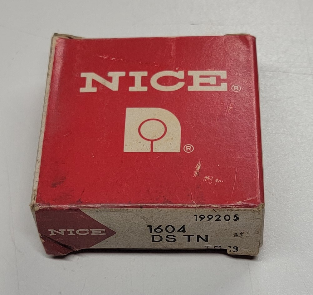 NICE 1604 DSTN TG18 Deep Groove Ball Bearing 7/8″ O.D. New Old Stock