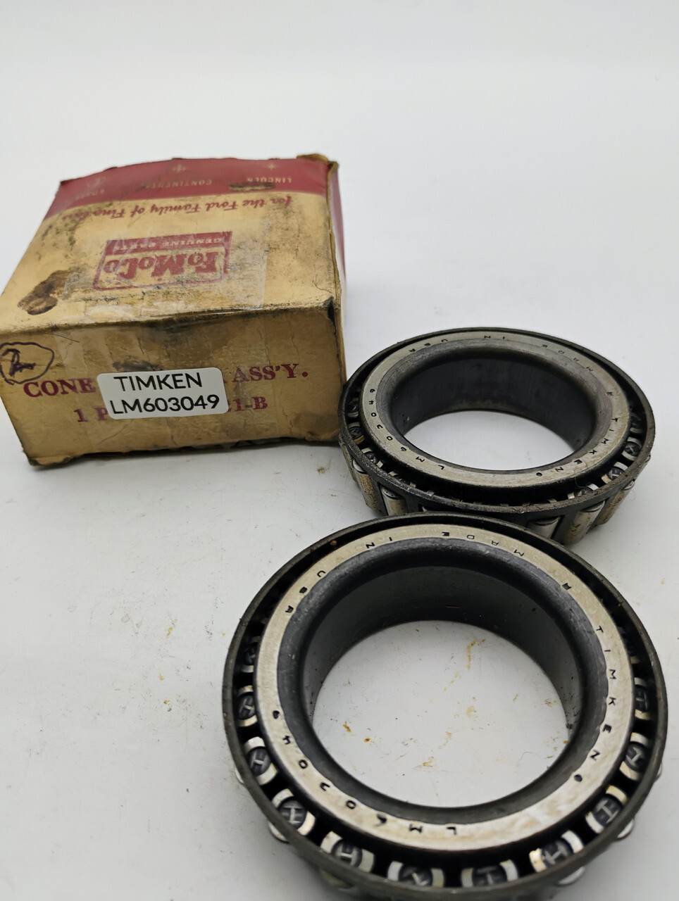 Timken LM603049 Differential Bearing Cone 1957-1964 Chevy Impala NOS 2-Pack!