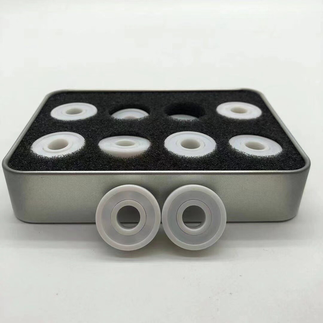 16 PCS Bearings 608 Full Ceramic in box ( ZrO2 Zirconium) for Skating