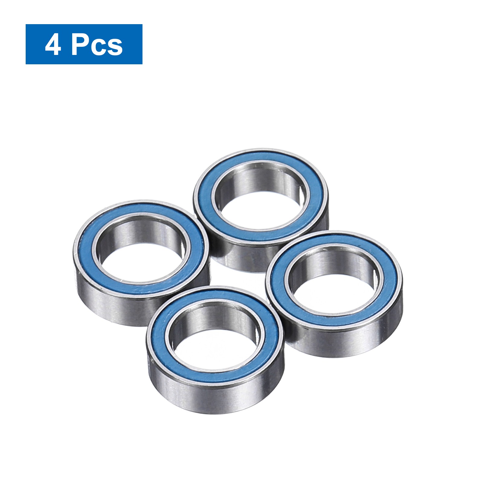 4 Pcs 5x8x2.5mm MR85-2RS Deep Groove Bearing Double Sealed Chrome Steel P5