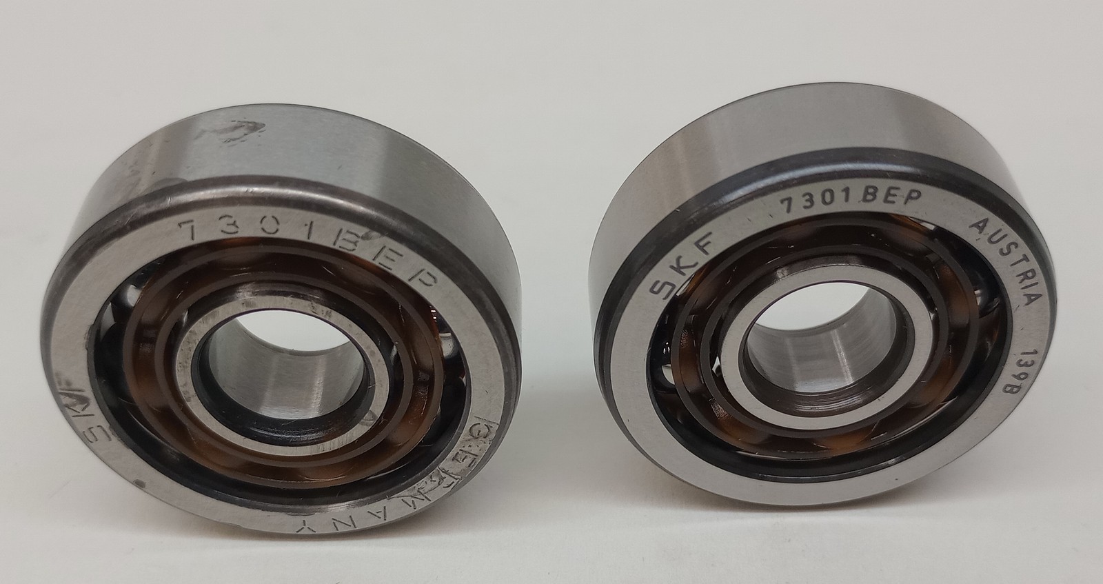 SKF 7301 BEP Angular Contact Ball Bearing 12mm ID X 37mm OD X 12mm W (Pack of 2)