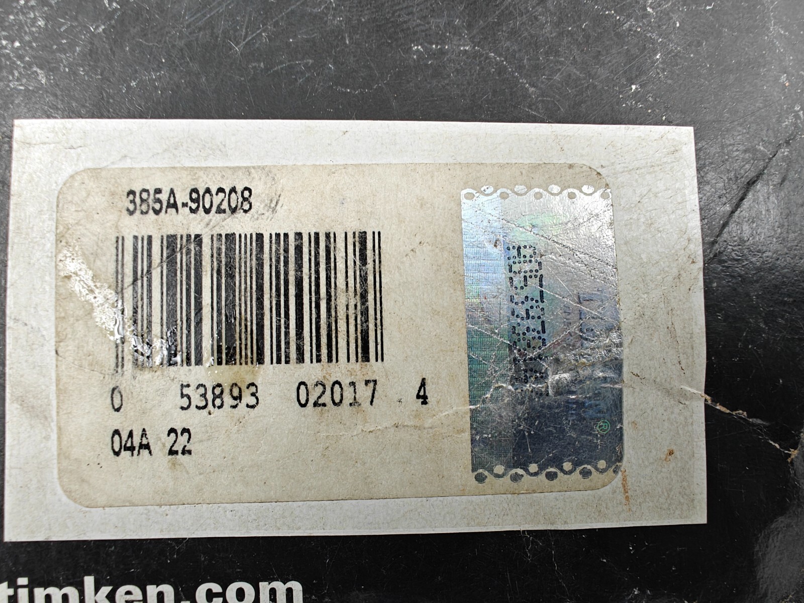 385A – 90208 Timken 385A – 382A Y1S-382), Tapered Roller Bearings Assembly