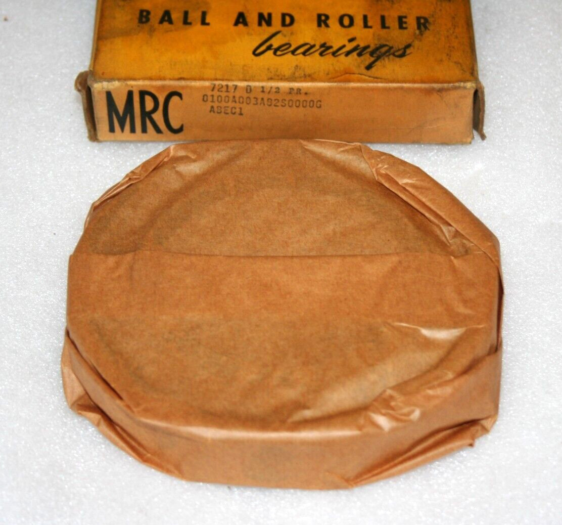 MRC 7217 D ABEC1 Angular Contact Bearing, Half a Duplex Set 7217D * NEW *