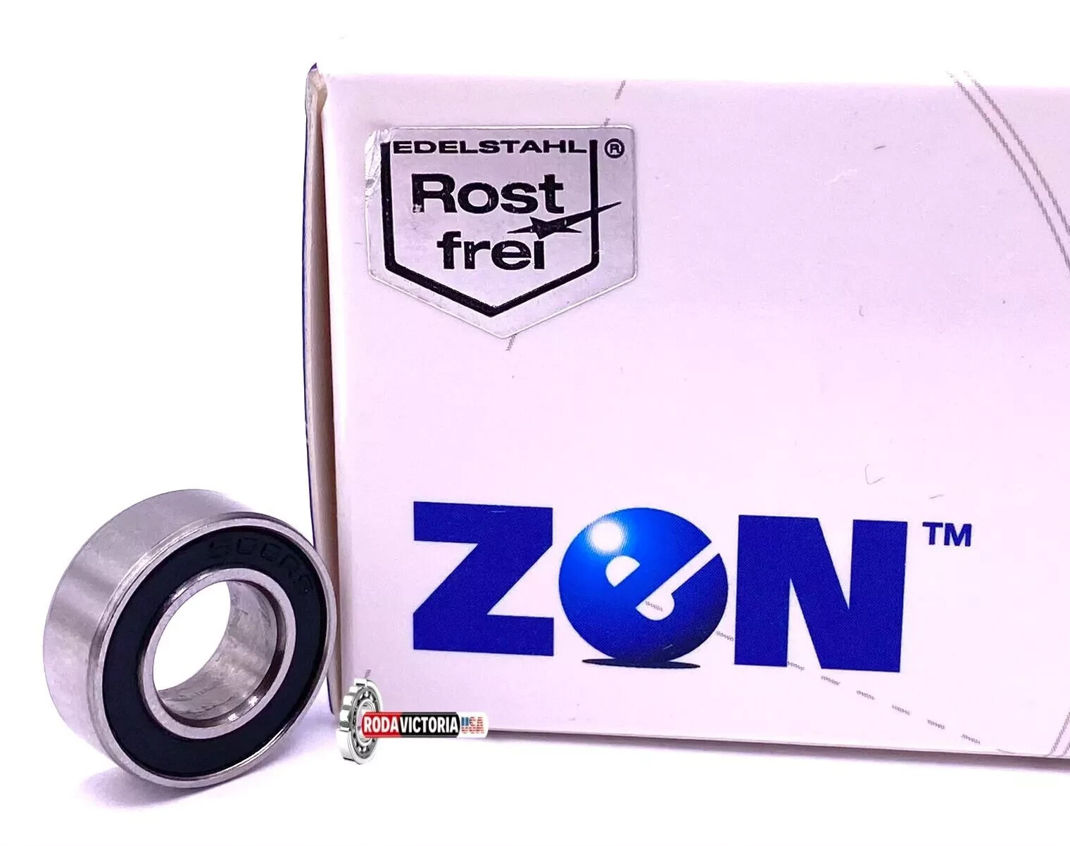 ZEN 688 2RS W6 Deep Groove Ball Bearing, Rubber Sealed 8x16x6 mm