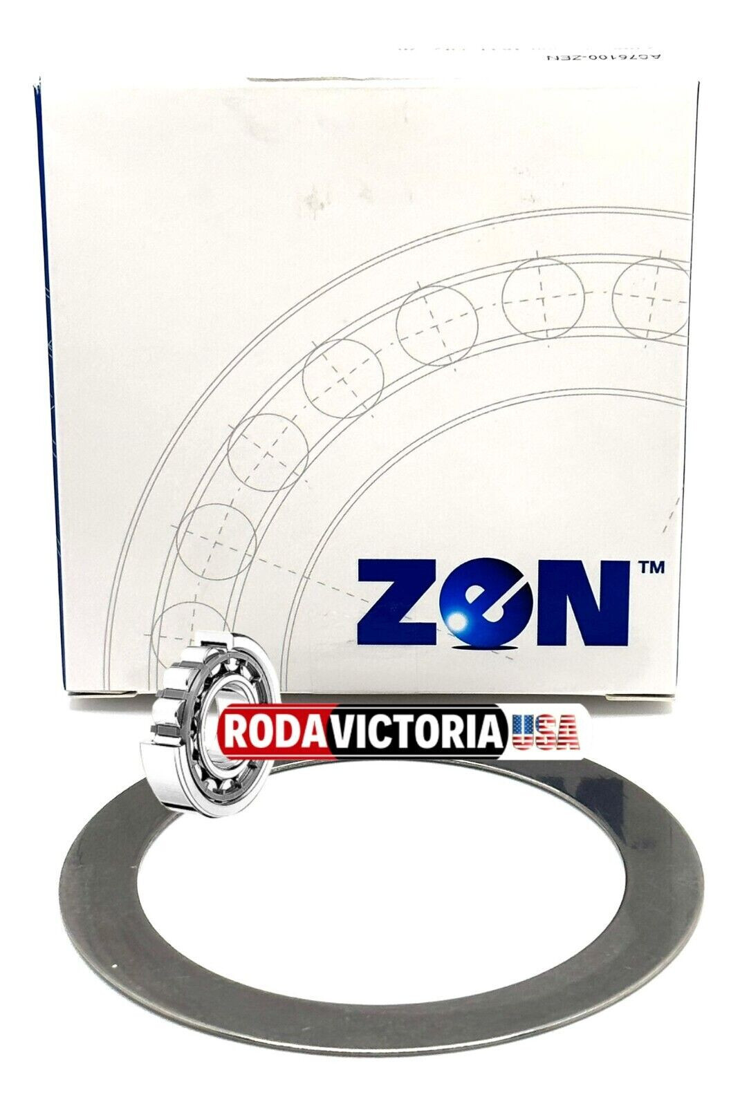 ZEN AS75100 WASHER FOR NEEDLE THRUST BEARING 75x100x1mm