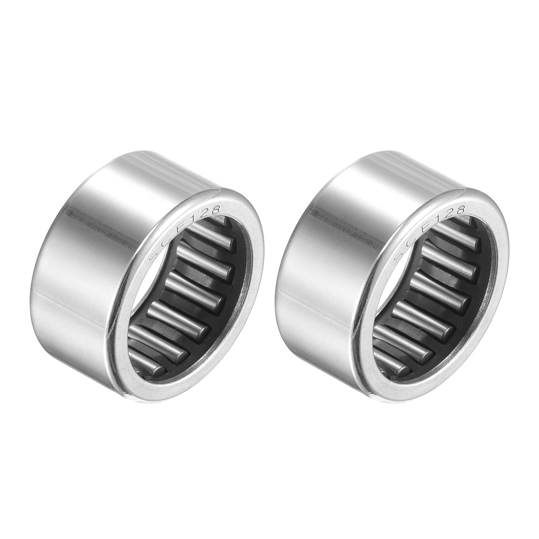 2 x SCE128 Needle Roller Bearings 3/4″ x 1″ x 1/2″ Chrome Steel Open End