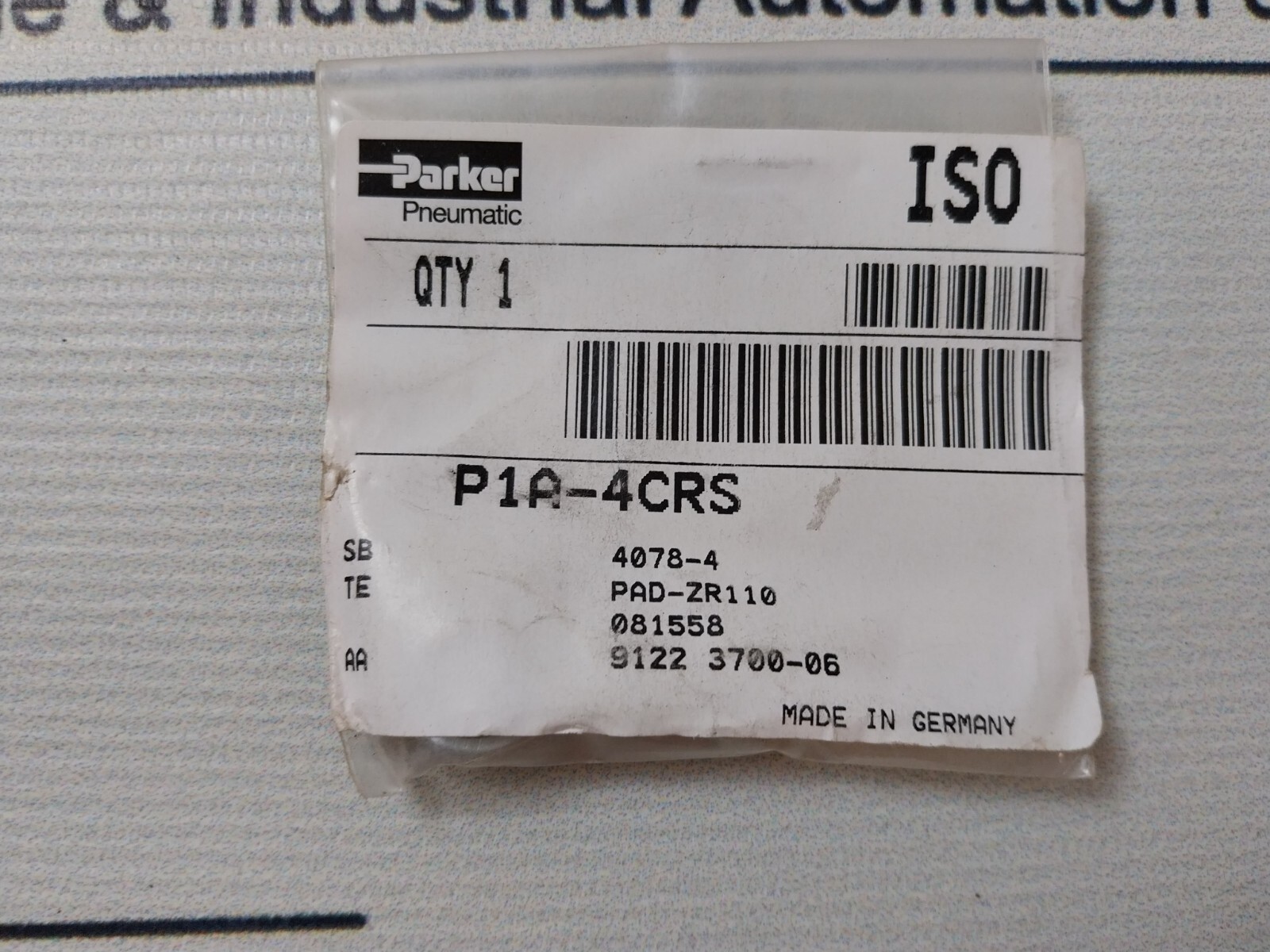 Lot of 5X Fluro Parker Pneumatic P1a-4crs Rod End Pad-zr110
