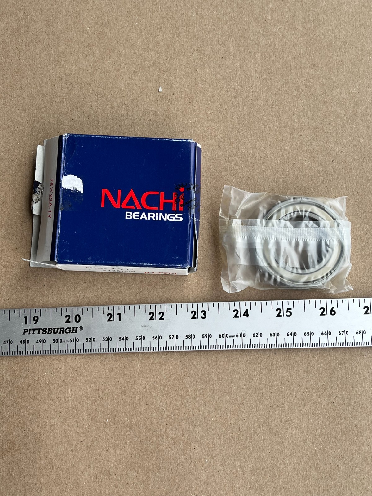 Quantity 2 Nachi Quest deep groove Ball bearing 6006 ZZE C3 30x55x13mm, open