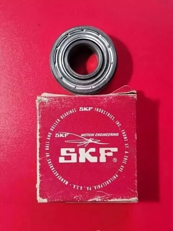 SKF 6204-2ZJ Ball Bearing 62042ZJ – 20 mm Bore, 47 mm OD, 14 mm W – NEW