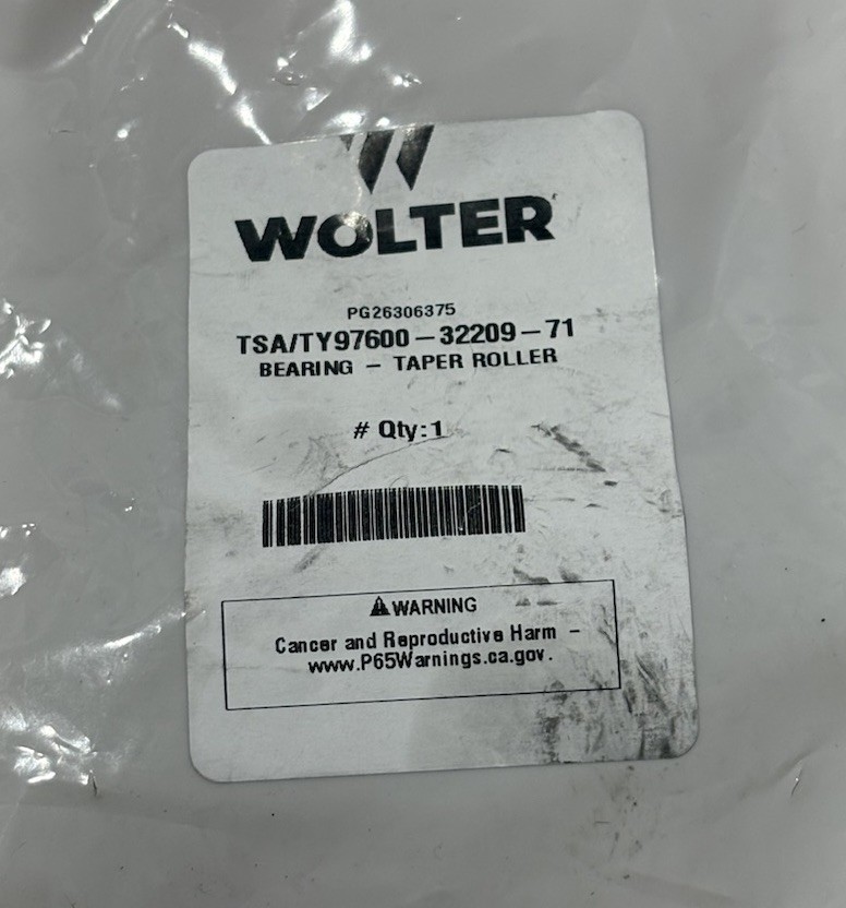 WOLTER TSA/TY97600-32209-71 BEARING – TAPER ROLLER