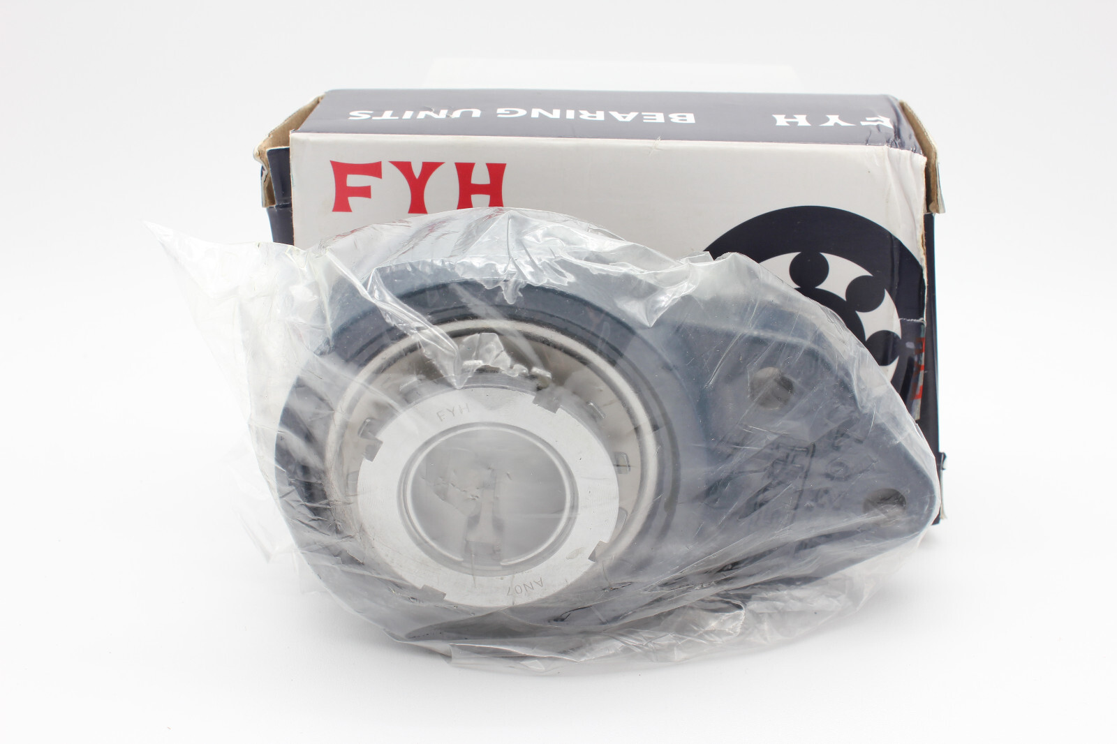 FYH UKFB207E4/H307A Bearing Unit Flanged 3-bolt 1-3/16″ Bore Metal Plugged