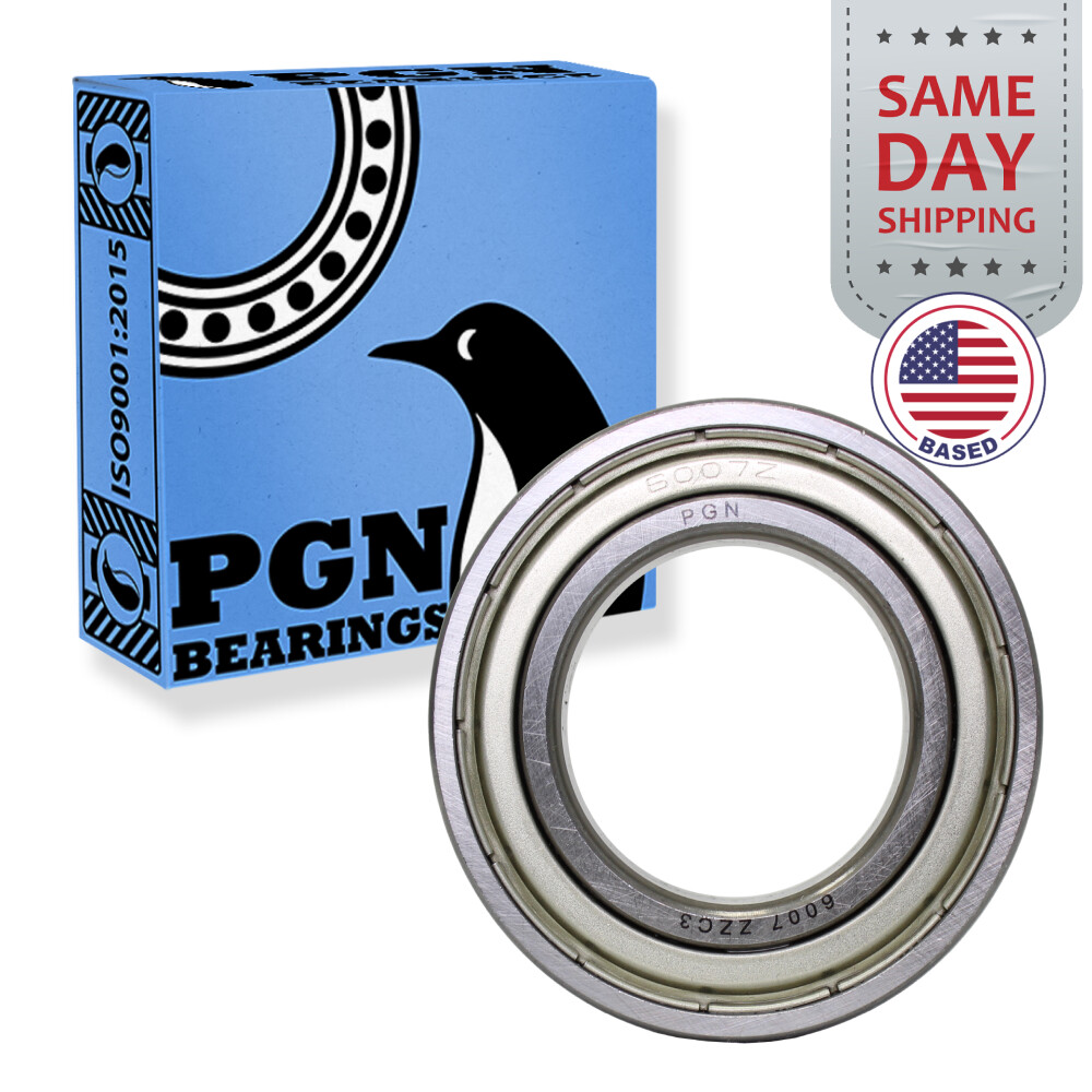 (30) 6007-ZZ Premium Metal Shield Ball Bearing C3 EMQ, 35x62x14, 6007 ZZ 6007z