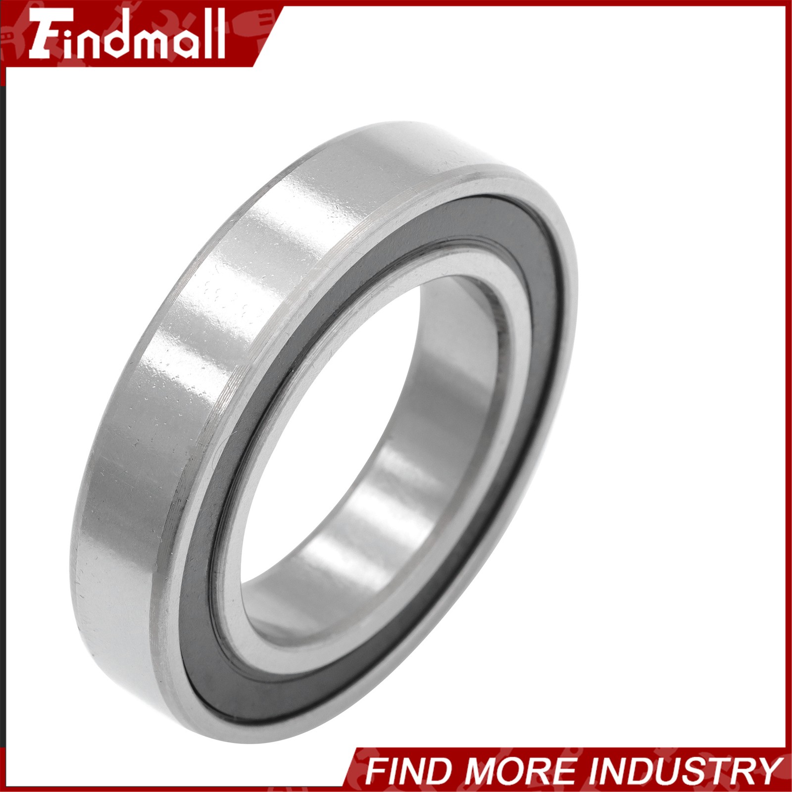 Findmall 6010-2RS Deep Groove Bearings 10pack 50x80x16mm Rubber Sealed Set