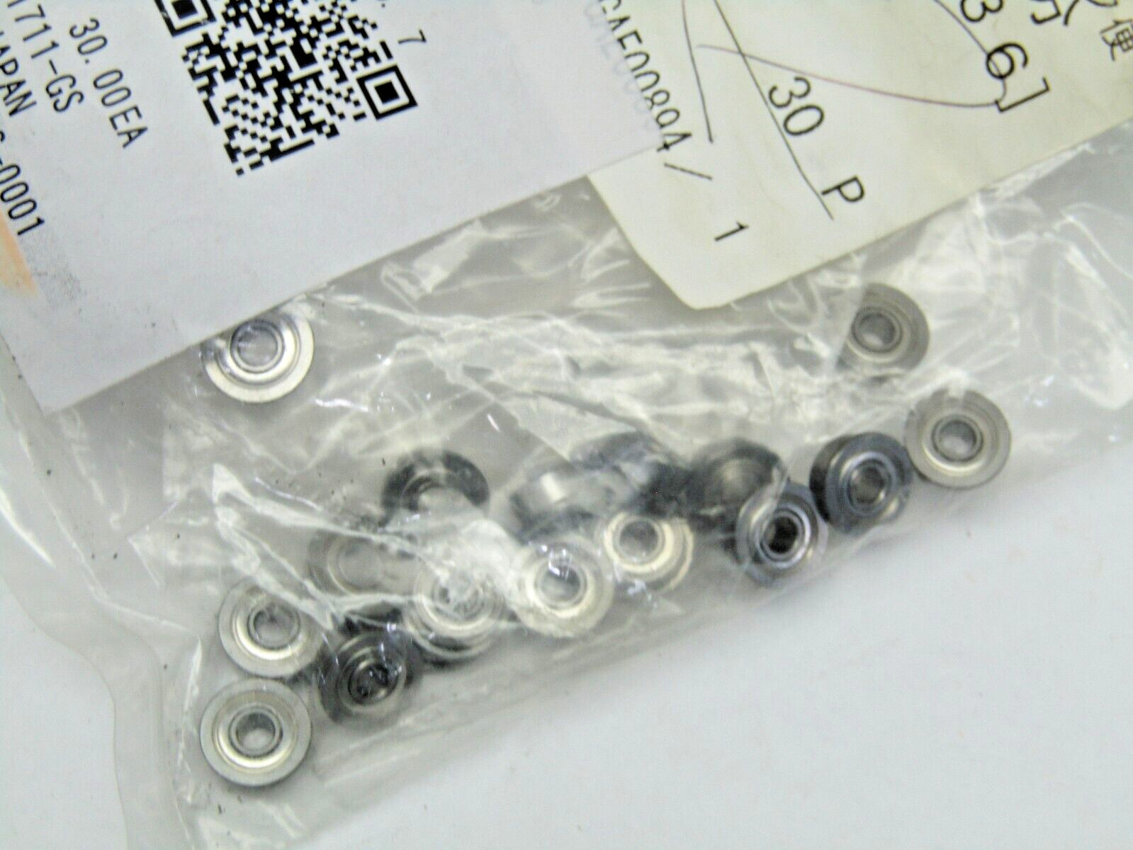 (Lot of 16) NSK Japan F693-ZZ 3mm X 8mm X 4mm Miniature Flanged Shielded Bearing