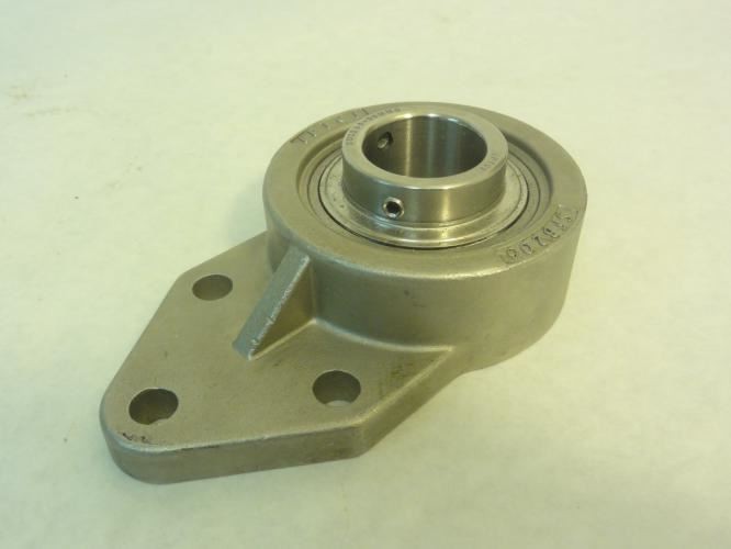 201673 New-No Box; IPTCI SUCSFB206 Flange Bearing; SST; 3-Bolt; 30mm ID