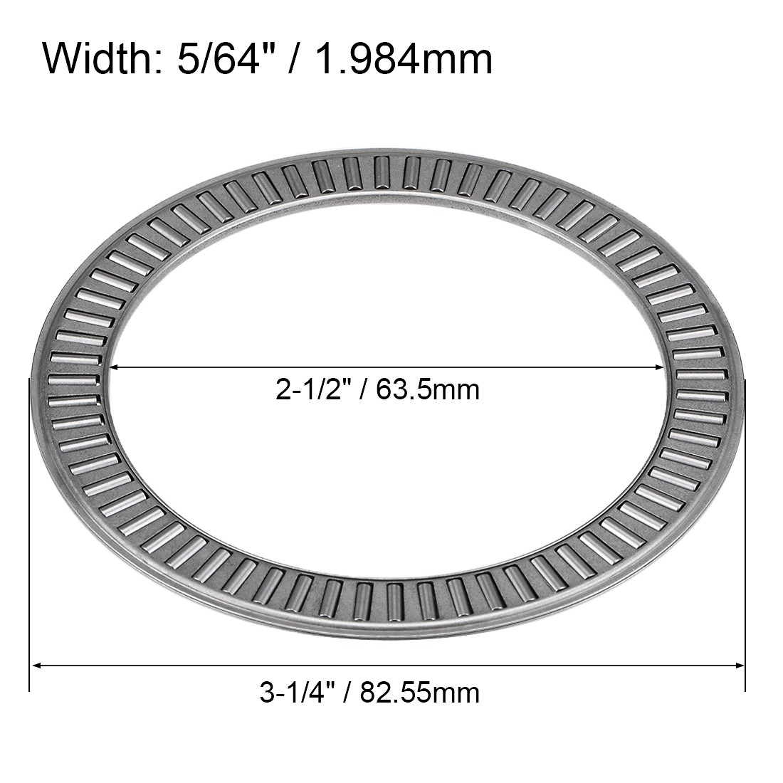 2 x NTA4052 Needle Roller and Cage Thrust Assembly 2-1/2″ x 3-1/4″ x 5/64″