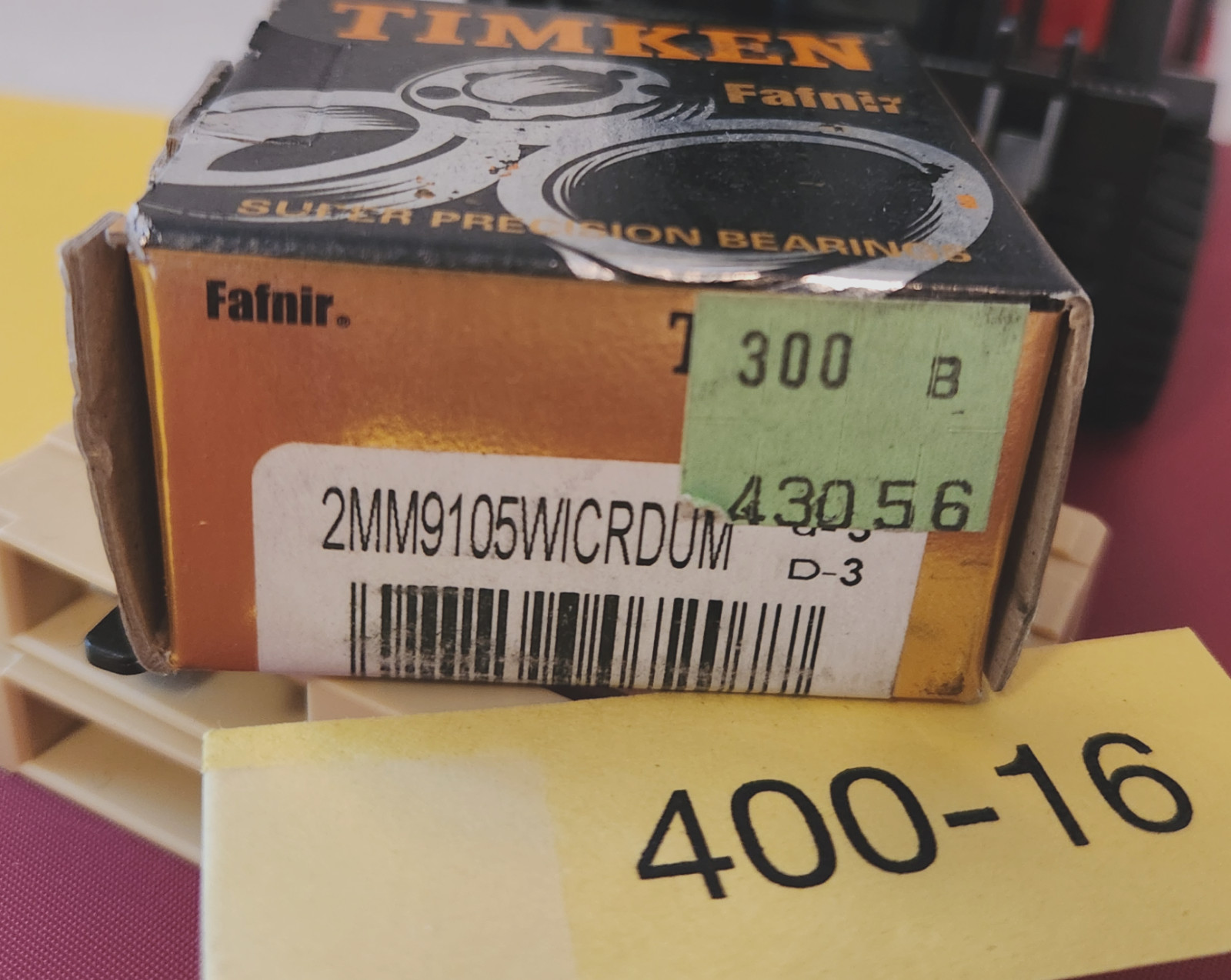 new Pr Timken Fafnir 2MM9105WICRDUM Super Precision Ball Bearing, boxed set of 2