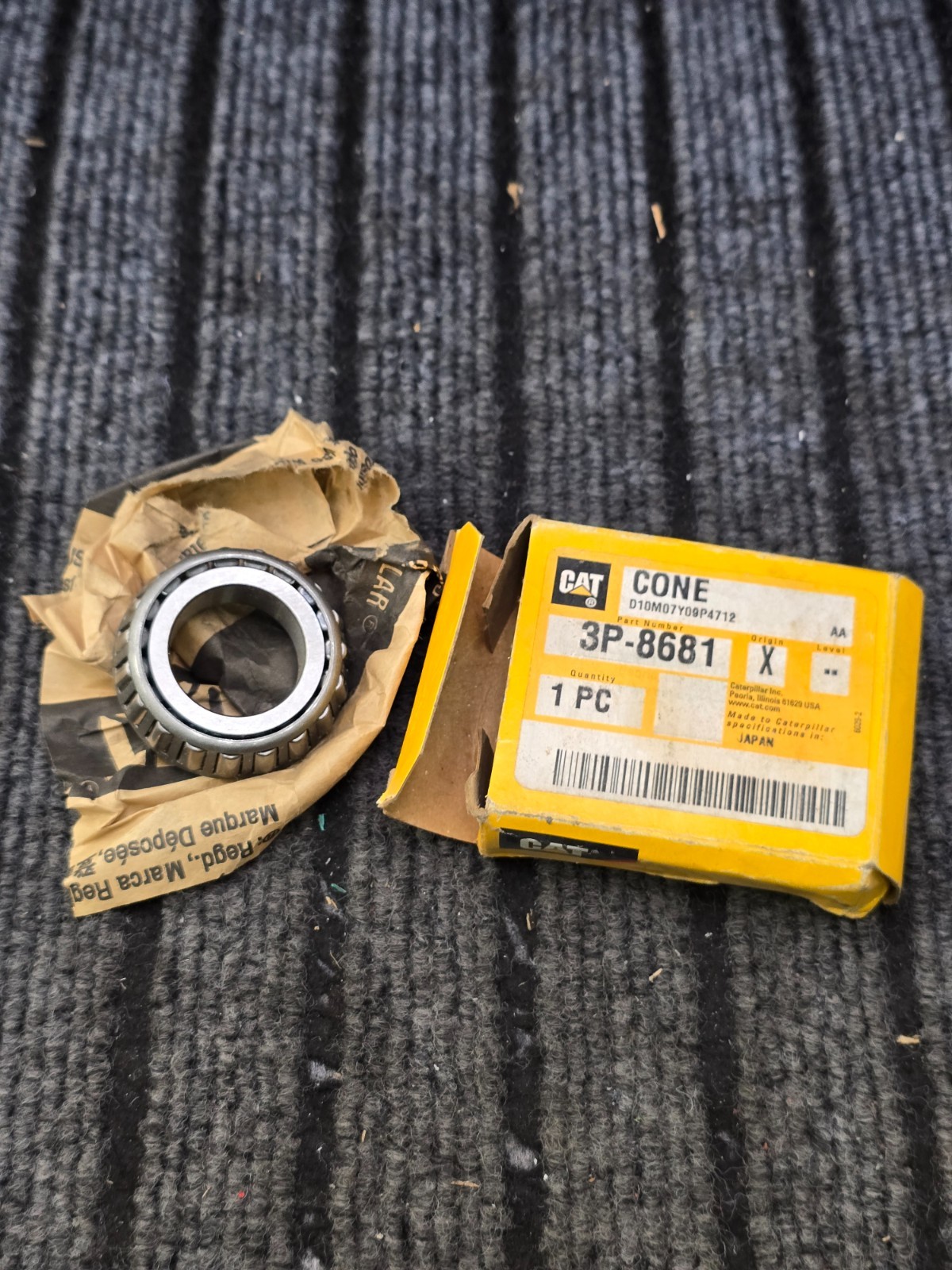 CAT 3P-8681: 25.40mm Tapered Roller Cone Bearing For EXCAVATOR 225 219D 215B