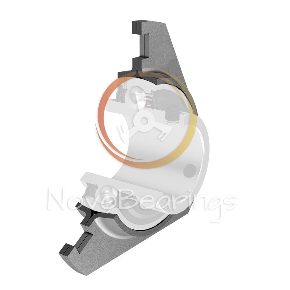 PFT206 3-bolt Flanged Triangular Housing for xx206 insert ball bearings by SNR