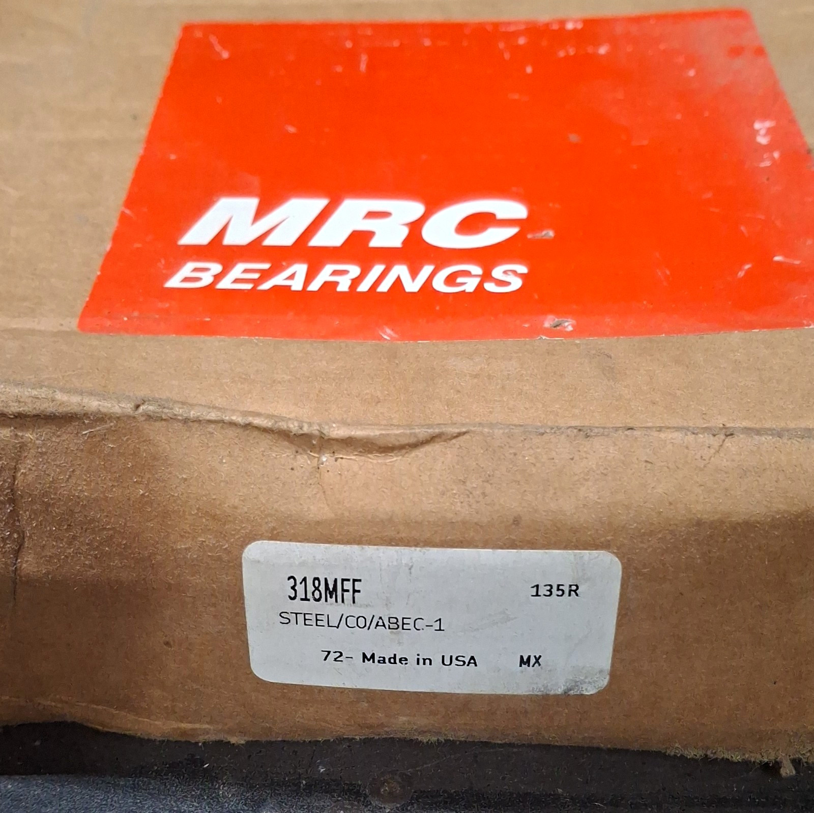 MRC 318MFF Max Type Shielded Ball Bearing 90x190x43mm 3.54×7.48×1.69 in New