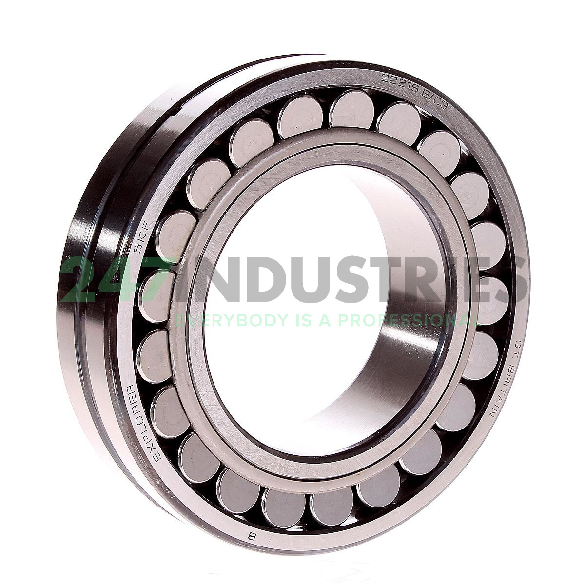 22215E/C3 SKF 75 x 130 x 31 mm SPHERICAL ROLLER