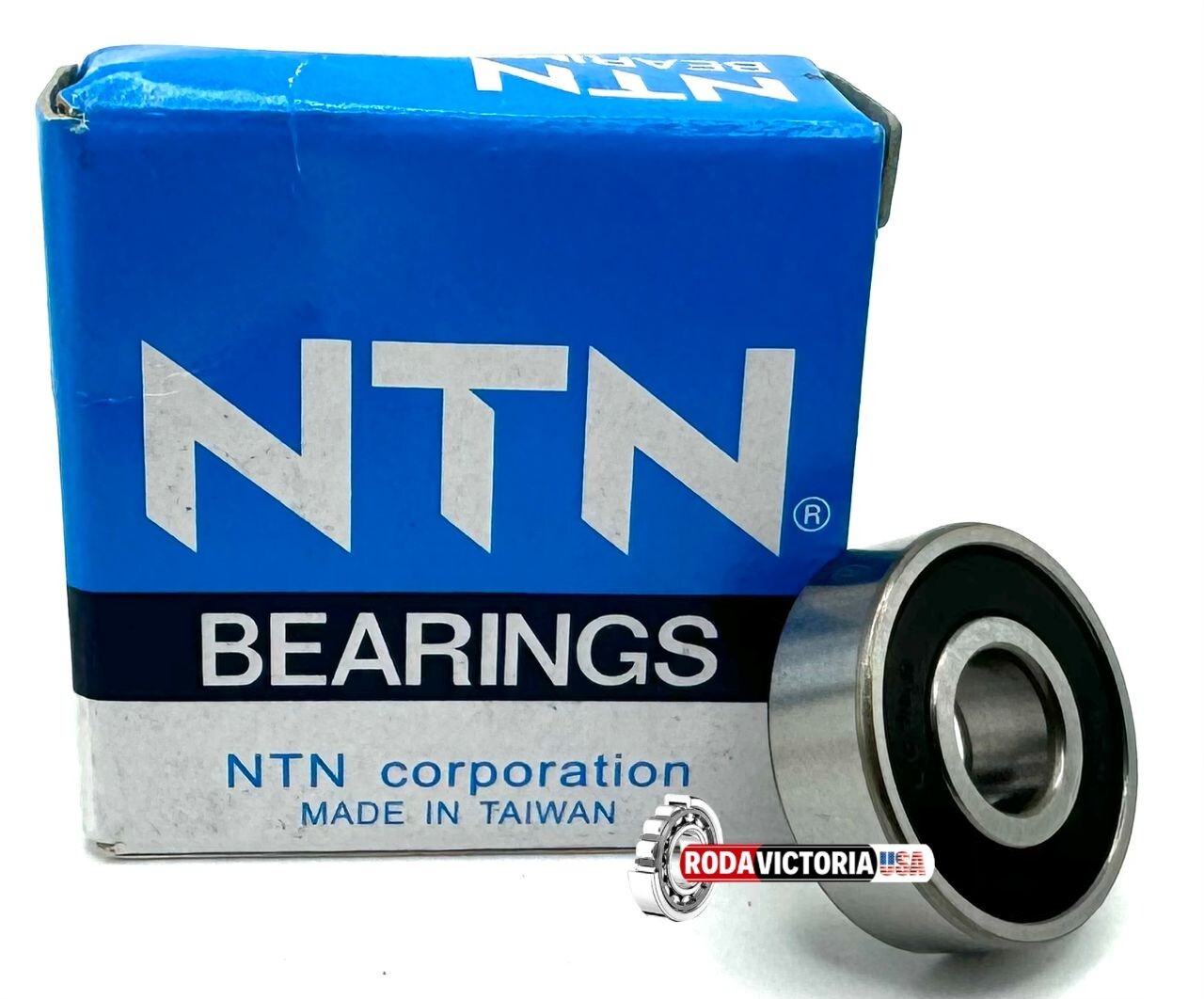 NTN 607 LLB DEEP GROOVE BALL BEARING, RUBBER SEALED 2RS 7x19x6 mm