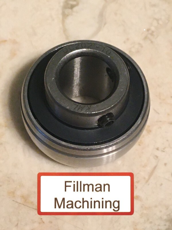 UC202-10S Wide Inner Ring Insert Bearing, Set Screw, 5/8″ ID, 40mm spherical OD