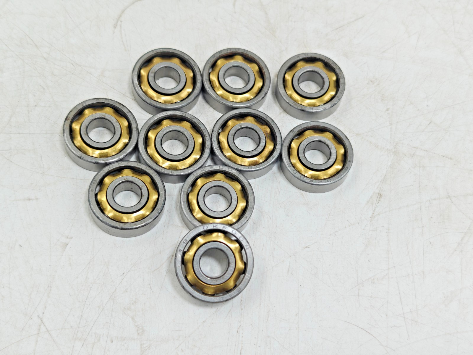 E10 / EN10 DKFDDR Magneto Bearing Angular Contact Separate 10x28x8 mm LOT OF 20