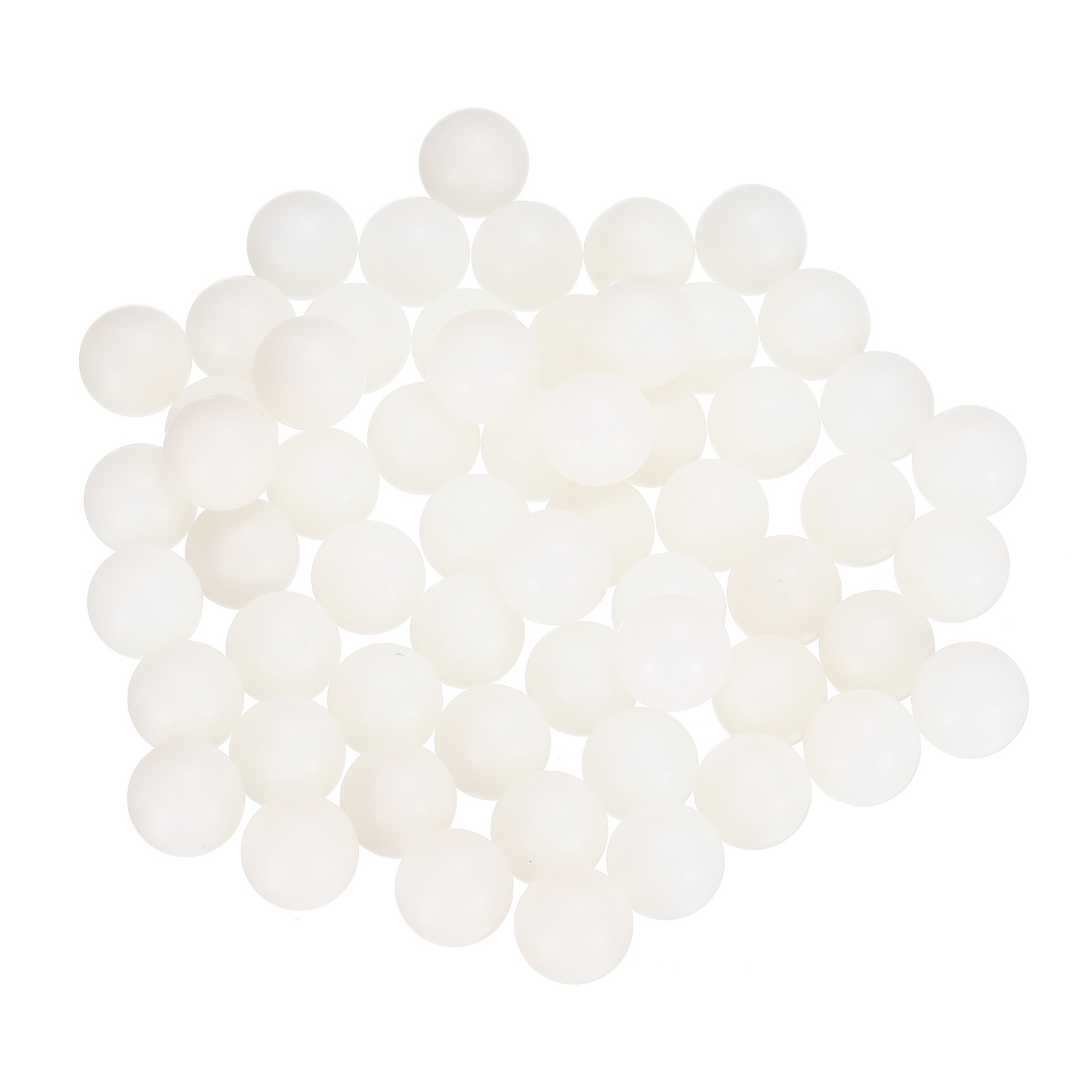 60 Pcs White Nylon Bearing Balls 10mm Solid Plastic Balls G1 Precision