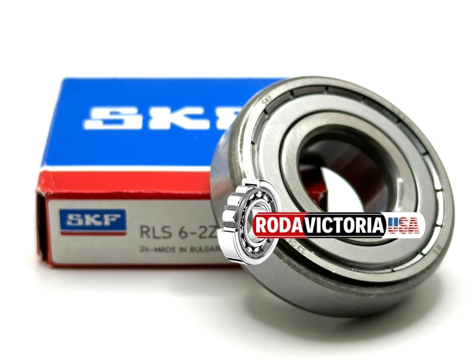 SKF RLS6 ZZ DEEP GROOVE BALL BEARING, METAL SHIELDED 3/4″x7/8″x9/16″ GENUINE SKF