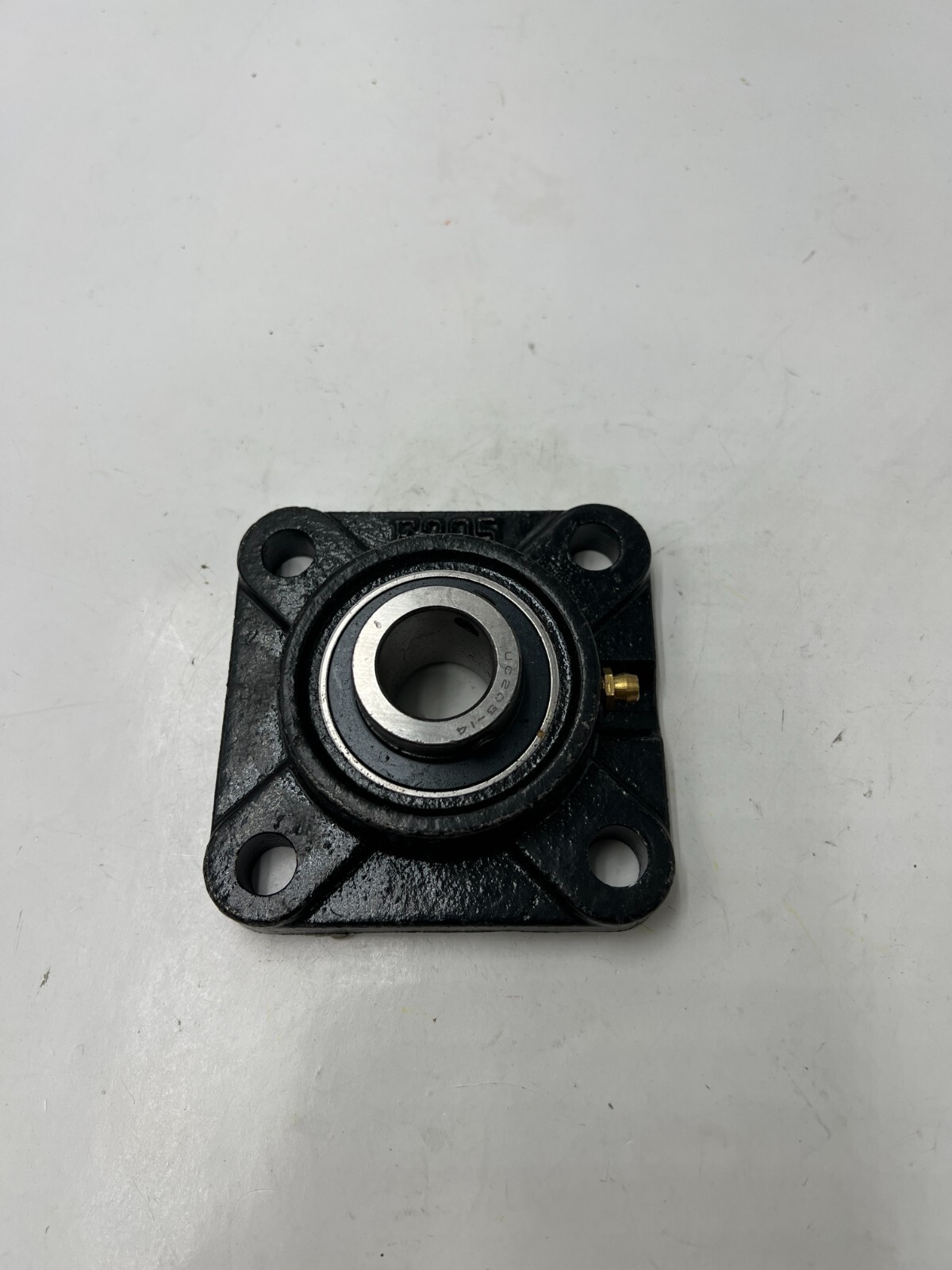 F205 4-BOLT FLANGE INSERT MOUNTED BEARING UC205-14 BLACK Square 7/8″