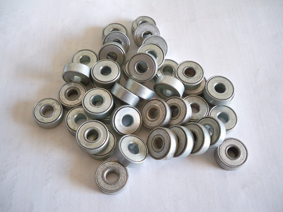 40 Pcs Lot 11/16″ OD Galvanized Steel Conveyor Roller Ball Bearings