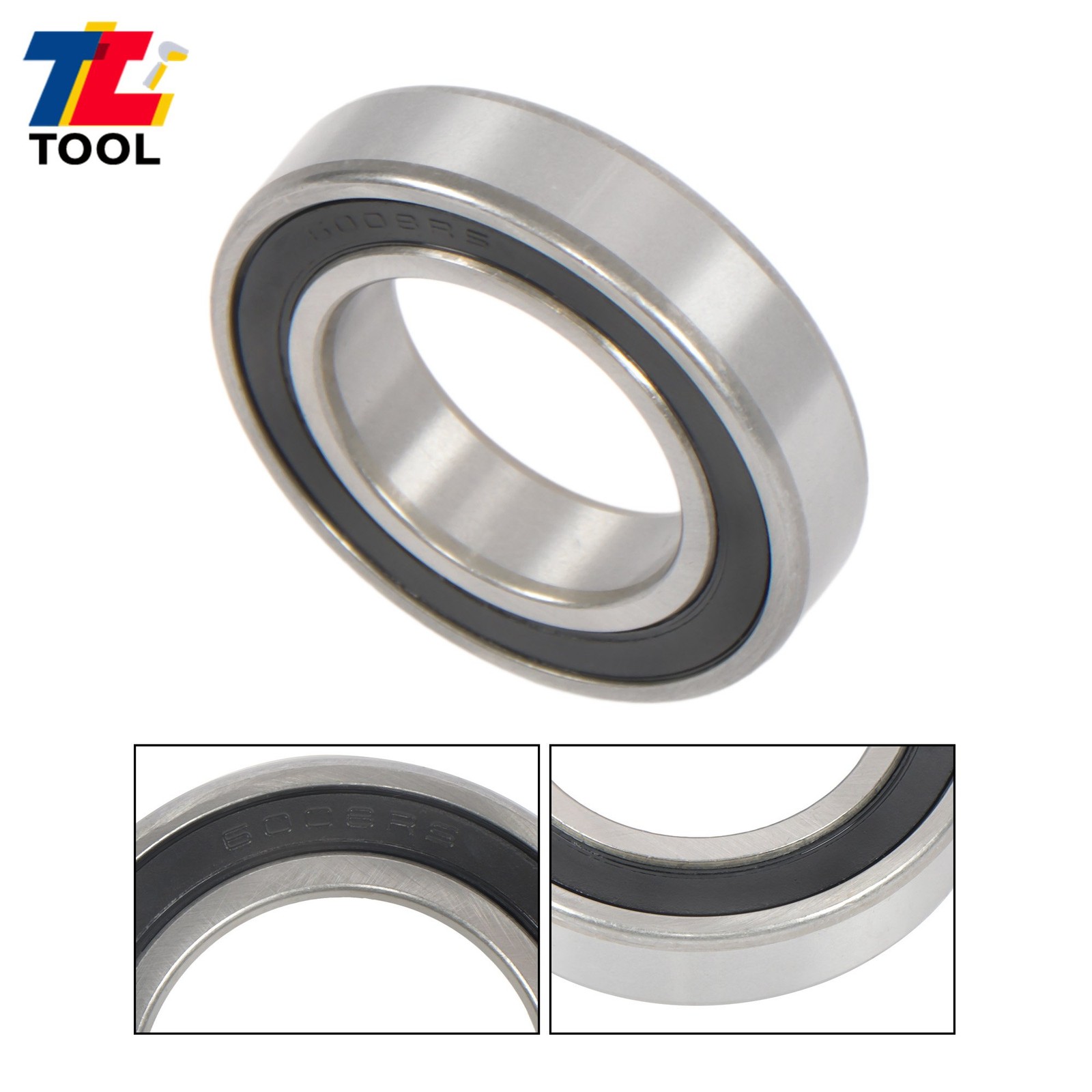 Industrial 6008-2RS Bearings 10pcs 40x68x15mm Double Sealed