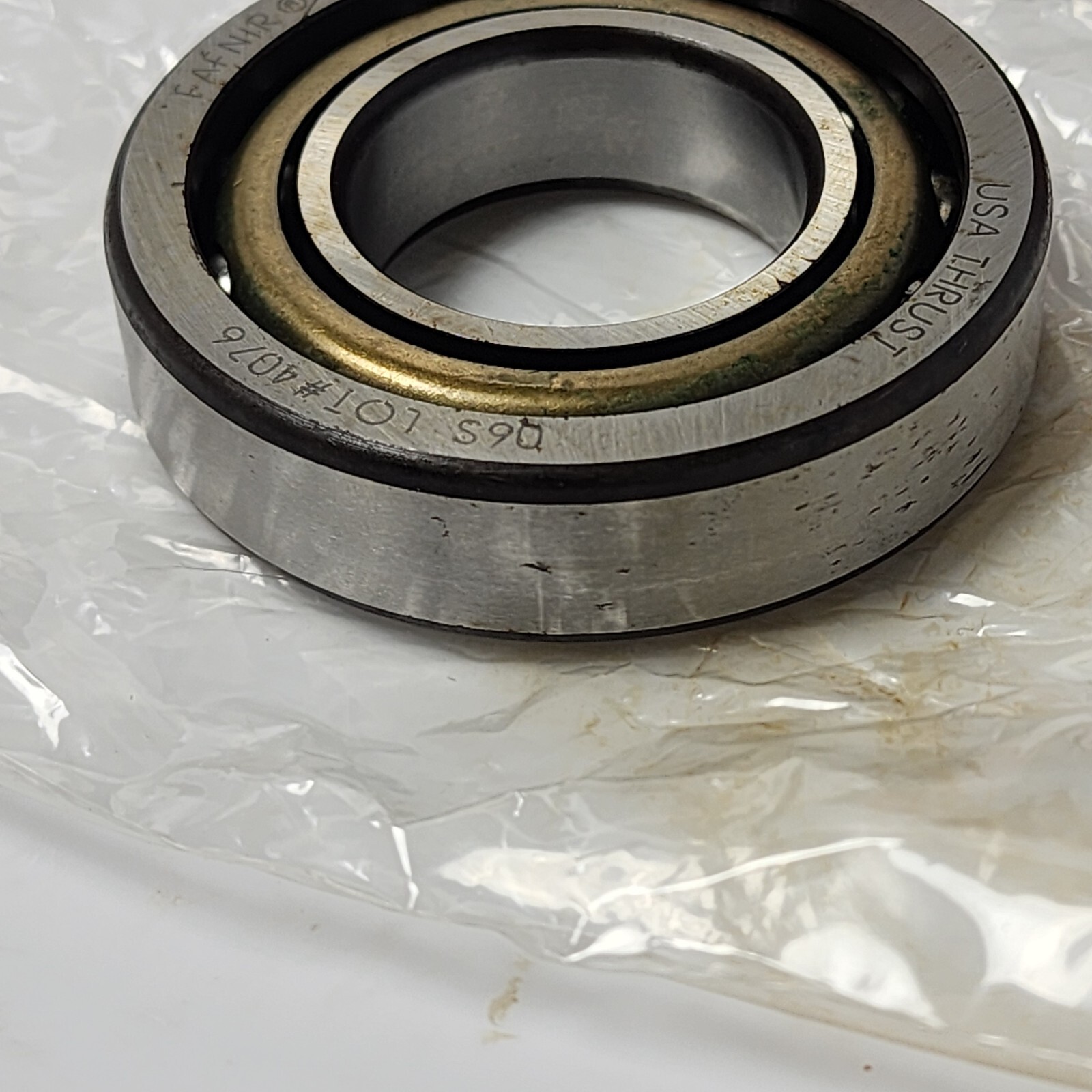 Timken Fafnir 7207WN SU Angular Contact Bearing Made in USA (Rust On O.D.)