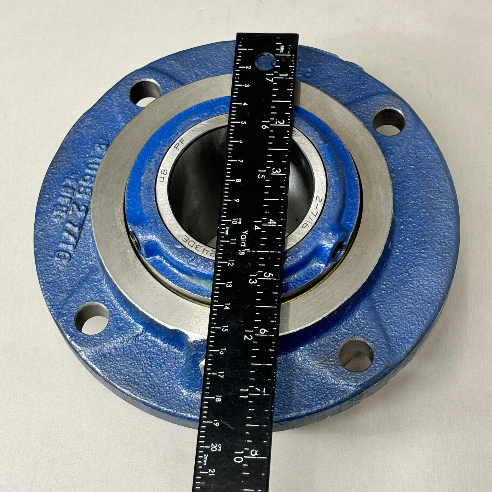 ROYERSFORD Type E Piloted Flange Bearings 2-7/16″ Non-Expansion Blue 20-06-0207