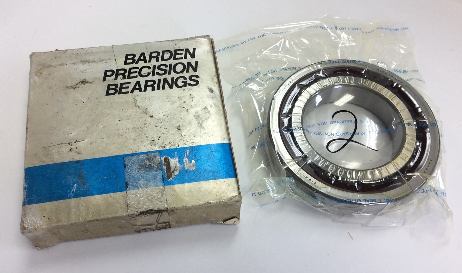 Barden Precision Angular Contact 215H Ball Bearing 130 mm OD 74 mm ID 25 mm Wide