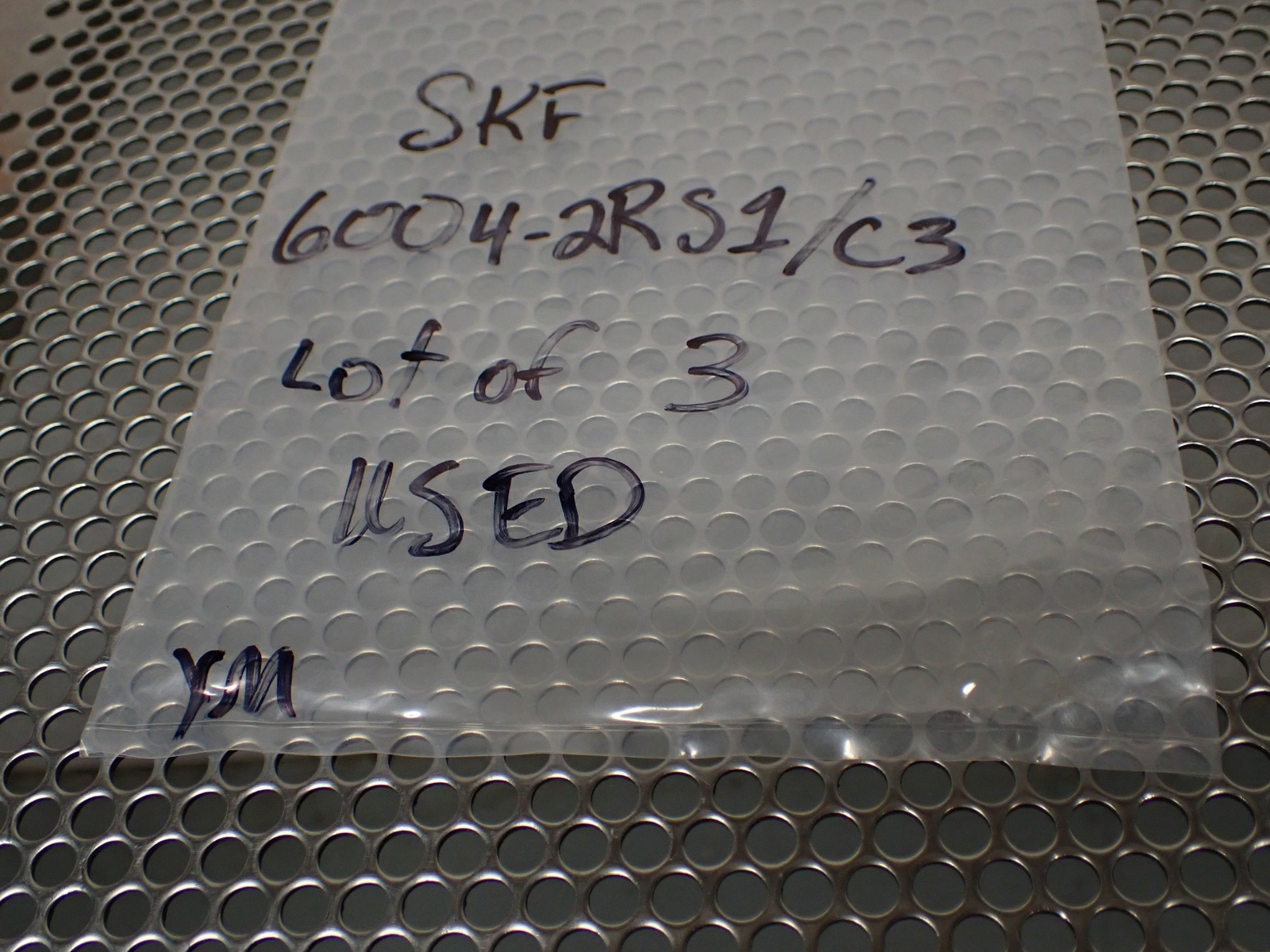 SKF 6004-2RS1/C3 Bearings Used With Warranty (Lot of 3) See All Pictures